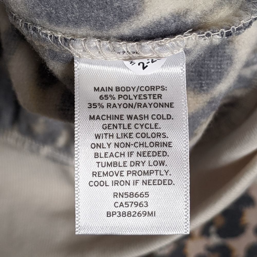 BP. Cropped Leopard Print Pullover Hoodie - Picture 8 of 10
